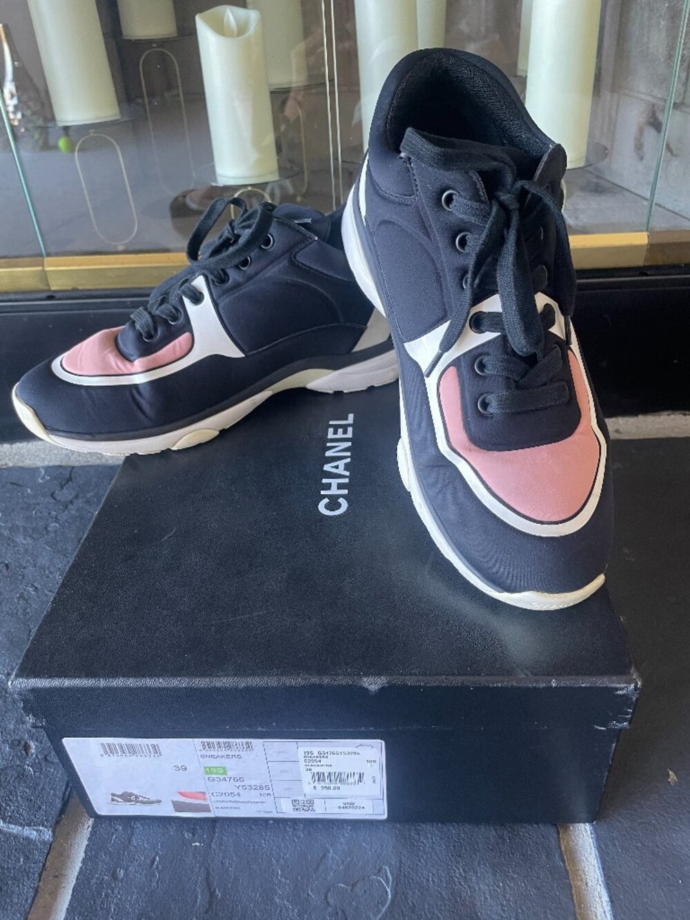 Authentic Chanel Lycra/Neoprene Womens Sneakers (RARE)